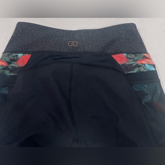 Calia Leggings By Carrie Underwood Black Floral‎ Mesh Sz Small - Picture 4 of 4